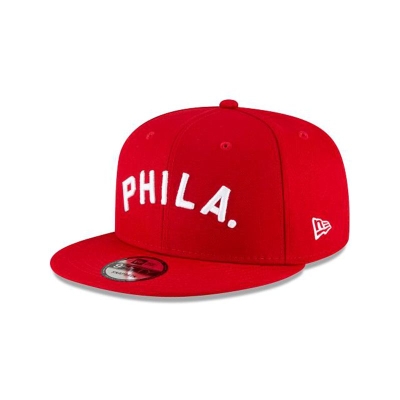 Philadelphia Phillies Gorra | New Era MLB Ligature 9fifty Snapback Cap Mexico - Rojos